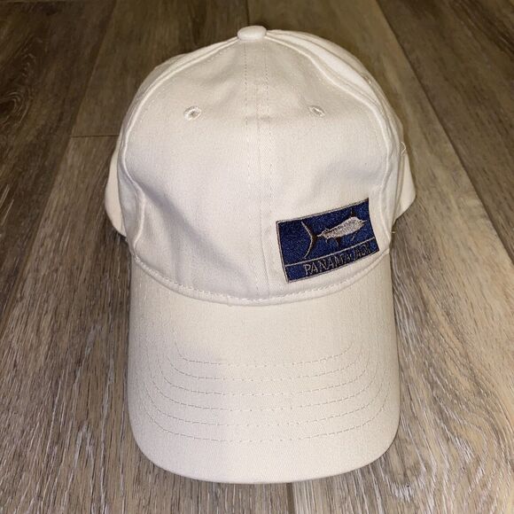 Panama Jack Logo Large/XLarge Baseball Cap Hat Sport Tan Khaki - Picture 1 of 12